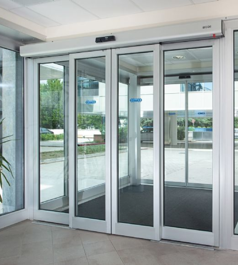 Automazione ridondante per Porte scorrevoli su vie di fuga A1400 AIR RD/RDF