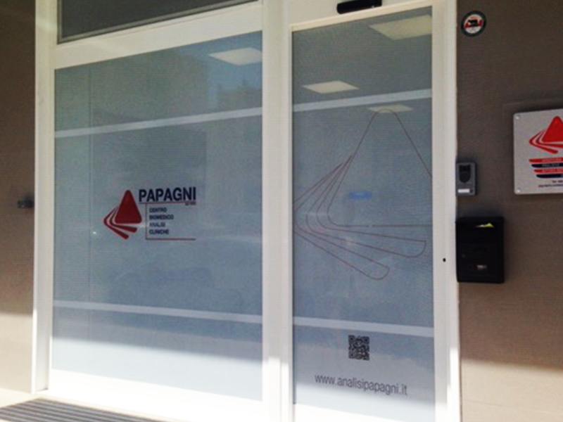 Porta scorrevole per Laboratorio analisi